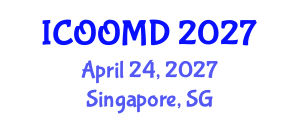 International Conference on Osteoporosis, Osteoarthritis and Musculoskeletal Diseases (ICOOMD) April 24, 2027 - Singapore, Singapore International Conference on Osteoporosis, Osteoarthritis and Musculoskeletal Diseases (ICOOMD) April 24, 2027 - Singapore, Singapore