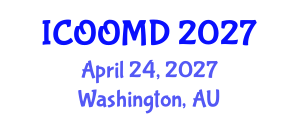 International Conference on Osteoporosis, Osteoarthritis and Musculoskeletal Diseases (ICOOMD) April 24, 2027 - Washington, Australia International Conference on Osteoporosis, Osteoarthritis and Musculoskeletal Diseases (ICOOMD) April 24, 2027 - Washington, Australia