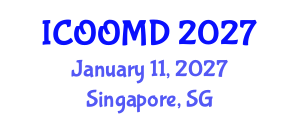 International Conference on Osteoporosis, Osteoarthritis and Musculoskeletal Diseases (ICOOMD) January 11, 2027 - Singapore, Singapore International Conference on Osteoporosis, Osteoarthritis and Musculoskeletal Diseases (ICOOMD) January 11, 2027 - Singapore, Singapore