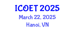 International Conference on Ottoman Empire and Turkey (ICOET) March 22, 2025 - Hanoi, Vietnam