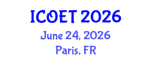 International Conference on Ottoman Empire and Turkey (ICOET) June 24, 2026 - Paris, France