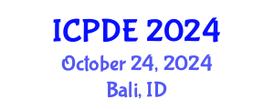 International Conference on Paediatric Dentistry and Endodontics (ICPDE) October 24, 2024 - Bali, Indonesia