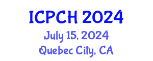 International Conference on Paediatrics and Child Health (ICPCH) July 15, 2024 - Quebec City, Canada