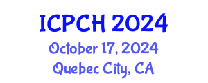 International Conference on Paediatrics and Child Health (ICPCH) October 17, 2024 - Quebec City, Canada