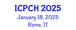 International Conference on Paediatrics and Child Health (ICPCH) January 18, 2025 - Rome, Italy