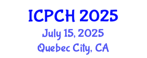 International Conference on Paediatrics and Child Health (ICPCH) July 15, 2025 - Quebec City, Canada