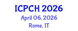 International Conference on Paediatrics and Child Health (ICPCH) April 06, 2026 - Rome, Italy International Conference on Paediatrics and Child Health (ICPCH) April 06, 2026 - Rome, Italy