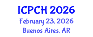 International Conference on Paediatrics and Child Health (ICPCH) February 23, 2026 - Buenos Aires, Argentina International Conference on Paediatrics and Child Health (ICPCH) February 23, 2026 - Buenos Aires, Argentina