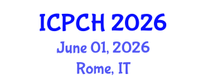 International Conference on Paediatrics and Child Health (ICPCH) June 01, 2026 - Rome, Italy International Conference on Paediatrics and Child Health (ICPCH) June 01, 2026 - Rome, Italy