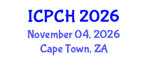 International Conference on Paediatrics and Child Health (ICPCH) November 04, 2026 - Cape Town, South Africa International Conference on Paediatrics and Child Health (ICPCH) November 04, 2026 - Cape Town, South Africa