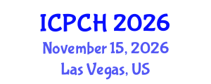 International Conference on Paediatrics and Child Health (ICPCH) November 15, 2026 - Las Vegas, United States International Conference on Paediatrics and Child Health (ICPCH) November 15, 2026 - Las Vegas, United States