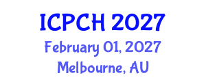 International Conference on Paediatrics and Child Health (ICPCH) February 01, 2027 - Melbourne, Australia International Conference on Paediatrics and Child Health (ICPCH) February 01, 2027 - Melbourne, Australia