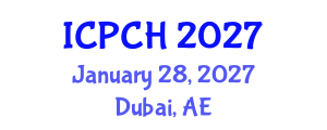 International Conference on Paediatrics and Child Health (ICPCH) January 28, 2027 - Dubai, United Arab Emirates International Conference on Paediatrics and Child Health (ICPCH) January 28, 2027 - Dubai, United Arab Emirates