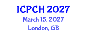 International Conference on Paediatrics and Child Health (ICPCH) March 15, 2027 - London, United Kingdom International Conference on Paediatrics and Child Health (ICPCH) March 15, 2027 - London, United Kingdom