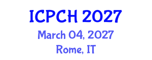 International Conference on Paediatrics and Child Health (ICPCH) March 04, 2027 - Rome, Italy International Conference on Paediatrics and Child Health (ICPCH) March 04, 2027 - Rome, Italy