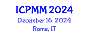 International Conference on Pain Medicine and Management (ICPMM) December 16, 2024 - Rome, Italy