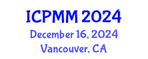 International Conference on Pain Medicine and Management (ICPMM) December 16, 2024 - Vancouver, Canada