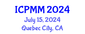 International Conference on Pain Medicine and Management (ICPMM) July 15, 2024 - Quebec City, Canada