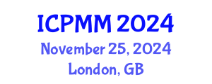 International Conference on Pain Medicine and Management (ICPMM) November 25, 2024 - London, United Kingdom
