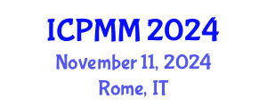 International Conference on Pain Medicine and Management (ICPMM) November 11, 2024 - Rome, Italy