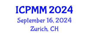 International Conference on Pain Medicine and Management (ICPMM) September 16, 2024 - Zurich, Switzerland