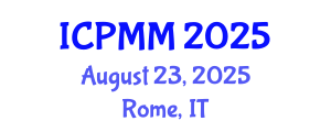 International Conference on Pain Medicine and Management (ICPMM) August 23, 2025 - Rome, Italy