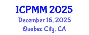 International Conference on Pain Medicine and Management (ICPMM) December 16, 2025 - Quebec City, Canada