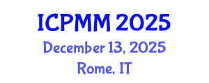 International Conference on Pain Medicine and Management (ICPMM) December 13, 2025 - Rome, Italy
