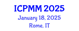 International Conference on Pain Medicine and Management (ICPMM) January 18, 2025 - Rome, Italy