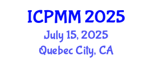 International Conference on Pain Medicine and Management (ICPMM) July 15, 2025 - Quebec City, Canada