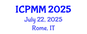International Conference on Pain Medicine and Management (ICPMM) July 22, 2025 - Rome, Italy