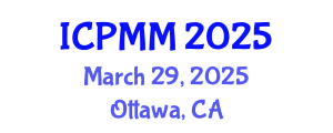 International Conference on Pain Medicine and Management (ICPMM) March 29, 2025 - Ottawa, Canada