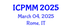 International Conference on Pain Medicine and Management (ICPMM) March 04, 2025 - Rome, Italy