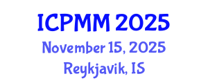 International Conference on Pain Medicine and Management (ICPMM) November 15, 2025 - Reykjavik, Iceland