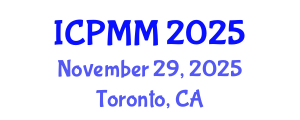 International Conference on Pain Medicine and Management (ICPMM) November 29, 2025 - Toronto, Canada