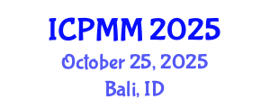 International Conference on Pain Medicine and Management (ICPMM) October 25, 2025 - Bali, Indonesia