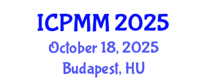 International Conference on Pain Medicine and Management (ICPMM) October 18, 2025 - Budapest, Hungary