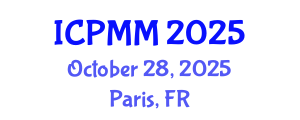 International Conference on Pain Medicine and Management (ICPMM) October 28, 2025 - Paris, France