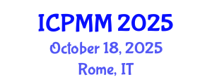 International Conference on Pain Medicine and Management (ICPMM) October 18, 2025 - Rome, Italy