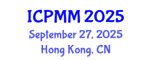 International Conference on Pain Medicine and Management (ICPMM) September 27, 2025 - Hong Kong, China