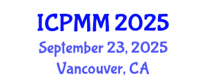 International Conference on Pain Medicine and Management (ICPMM) September 23, 2025 - Vancouver, Canada