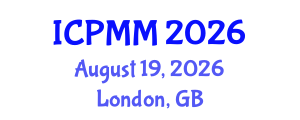 International Conference on Pain Medicine and Management (ICPMM) August 19, 2026 - London, United Kingdom International Conference on Pain Medicine and Management (ICPMM) August 19, 2026 - London, United Kingdom
