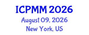 International Conference on Pain Medicine and Management (ICPMM) August 09, 2026 - New York, United States International Conference on Pain Medicine and Management (ICPMM) August 09, 2026 - New York, United States