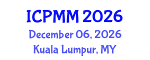 International Conference on Pain Medicine and Management (ICPMM) December 06, 2026 - Kuala Lumpur, Malaysia International Conference on Pain Medicine and Management (ICPMM) December 06, 2026 - Kuala Lumpur, Malaysia