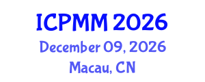 International Conference on Pain Medicine and Management (ICPMM) December 09, 2026 - Macau, China International Conference on Pain Medicine and Management (ICPMM) December 09, 2026 - Macau, China