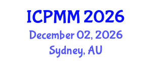 International Conference on Pain Medicine and Management (ICPMM) December 02, 2026 - Sydney, Australia International Conference on Pain Medicine and Management (ICPMM) December 02, 2026 - Sydney, Australia