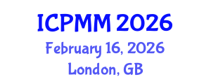 International Conference on Pain Medicine and Management (ICPMM) February 16, 2026 - London, United Kingdom International Conference on Pain Medicine and Management (ICPMM) February 16, 2026 - London, United Kingdom