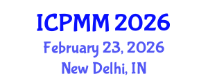 International Conference on Pain Medicine and Management (ICPMM) February 23, 2026 - New Delhi, India International Conference on Pain Medicine and Management (ICPMM) February 23, 2026 - New Delhi, India
