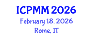 International Conference on Pain Medicine and Management (ICPMM) February 18, 2026 - Rome, Italy
