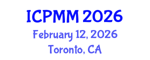 International Conference on Pain Medicine and Management (ICPMM) February 12, 2026 - Toronto, Canada International Conference on Pain Medicine and Management (ICPMM) February 12, 2026 - Toronto, Canada